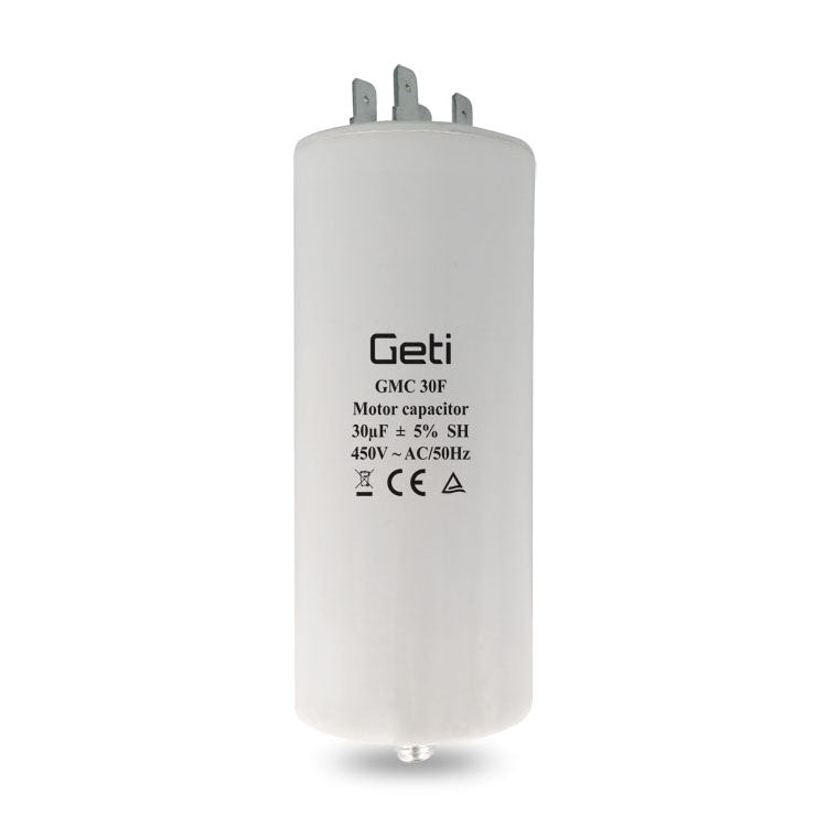 Kondenzátor rozběhový motorový 30uF 450V GETI GMC 30F