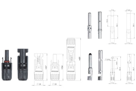 Konektor pro solární panely MC4-M