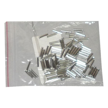 Dutinka pro kabel 1mm2 celokovová, 100ks