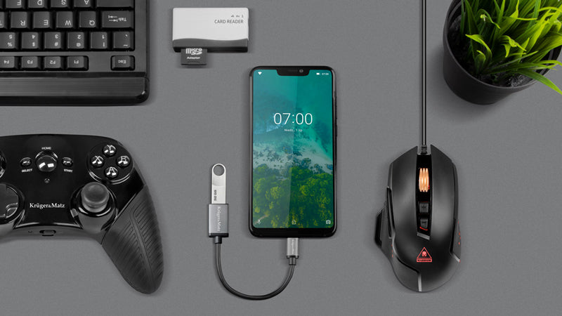 Adaptér KRUGER & MATZ KM1246 Basic USB 3.0/USB-C OTG