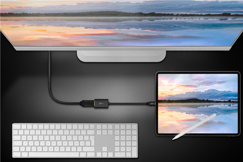 Adaptér GOOBAY 51773 USB-C/DisplayPort 0,2m