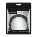 Kabel KRUGER & MATZ KM1241 Basic USB/USB mini 1m Black