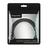 Kabel Jack 3,5mm konektor/Jack 3,5mm konektor 3m KRUGER & MATZ KM1228 Basic