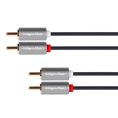 Kabel 2x Cinch konektor/2x Cinch konektor 1,8m KRUGER & MATZ KM1209 Basic