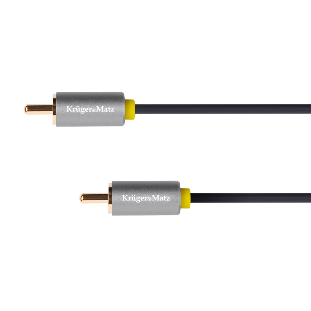 Kabel 1x Cinch konektor/1x Cinch konektor 1m KRUGER & MATZ KM1201 Basic