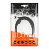 Kabel CABLETECH KPO4013 Eco-Line USB konektor/USB zdířka 1m