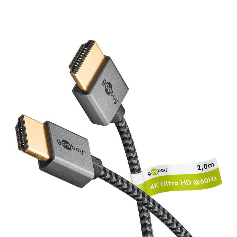 Kabel GOOBAY 75753 HDMI Slim High Speed s Ethernetem 2.0 4K 2m