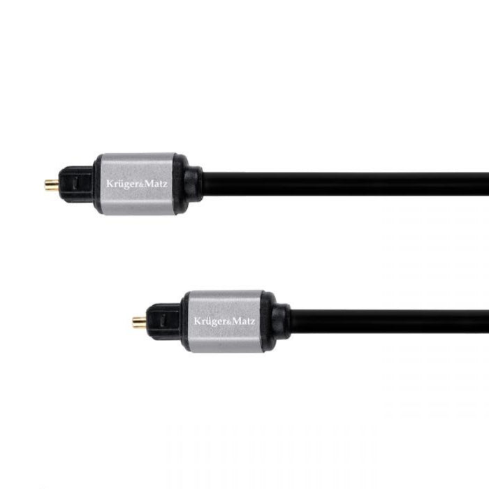 Kabel optický TOSLINK KRUGER & MATZ KM1220 Basic 1m