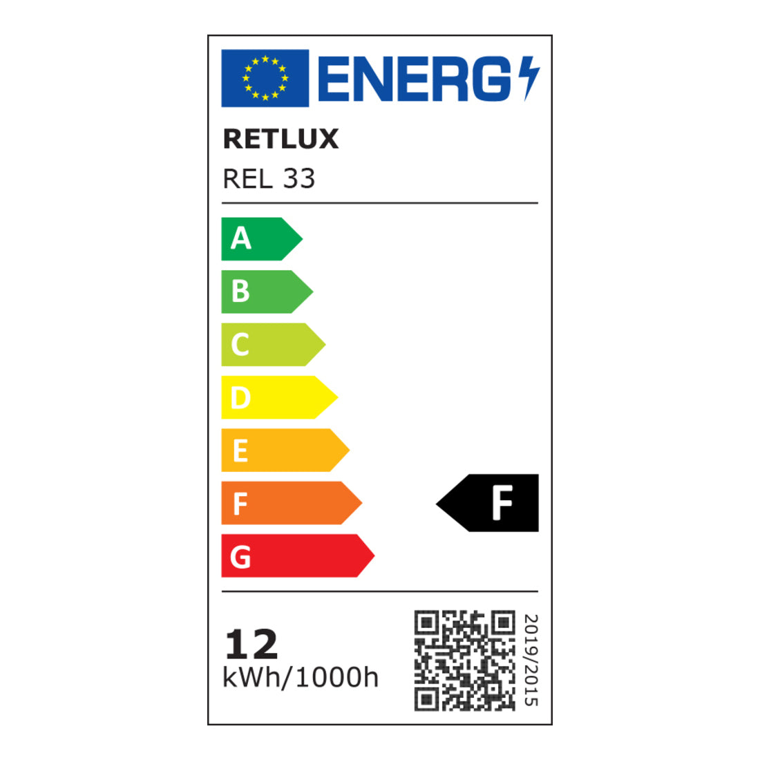 Žárovka LED E27 12W A60 bílá teplá RETLUX REL 33 4ks