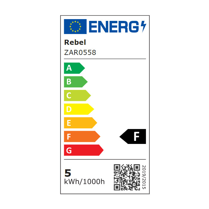 Žárovka LED E14 5W bílá teplá REBEL ZAR0558
