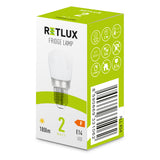 Žárovka LED E14 2W T26 bílá teplá RETLUX RLL 454
