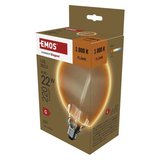 Žárovka DECO LED E27 4W flame EMOS Z5BO11