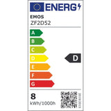 Žárovka Filament LED E27 7,8W G95 bílá teplá EMOS ZF2D52 (75W)