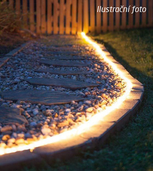 LED neon flexi hadice 230V 92LED/m 7W/m červená 50m