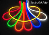 LED neon flexi hadice 230V 92LED/m 7W/m žlutá 50m