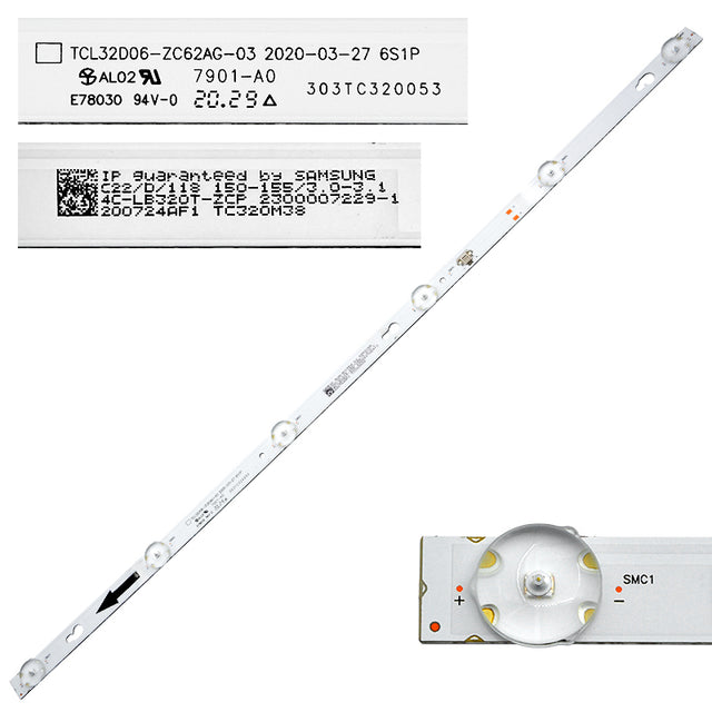 LED podsvit GoSAT GS3210E / GS3260E, 1 pásek