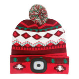 Čepice s čelovkou STREND PRO 3133738 X-mas nabíjecí