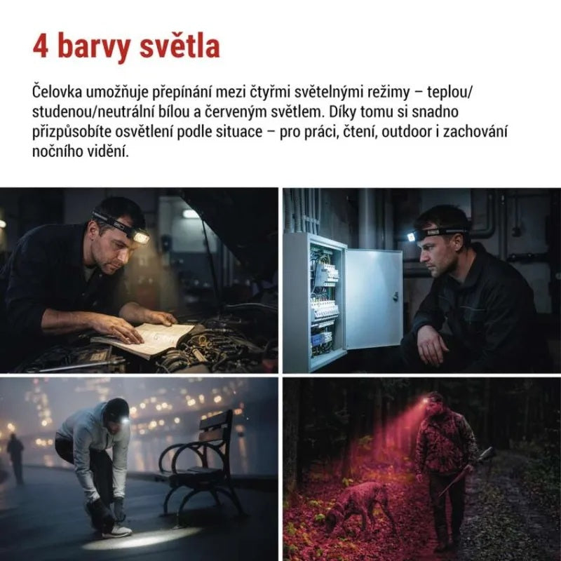 Svítilna čelovka EMOS P3546