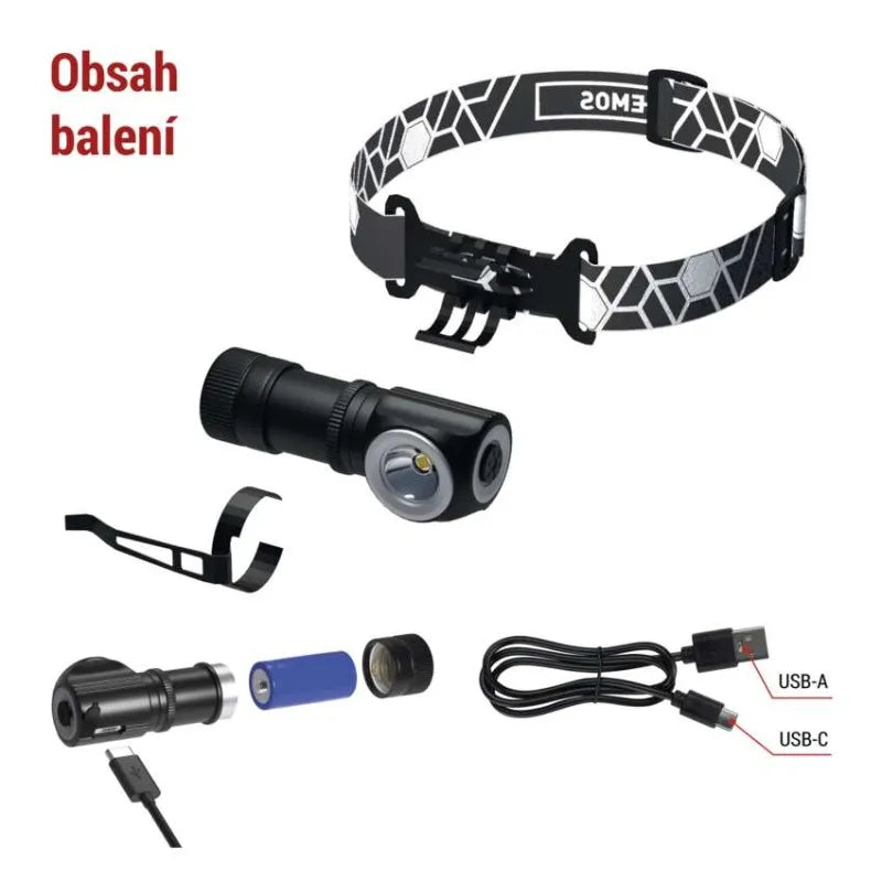 Svítilna čelovka EMOS P3544