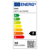 LED reflektor GETI GLF30P 30W s PIR čidlem