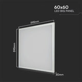 LED panel V-TAC VT-6139 6500K 36W Samsung Chip