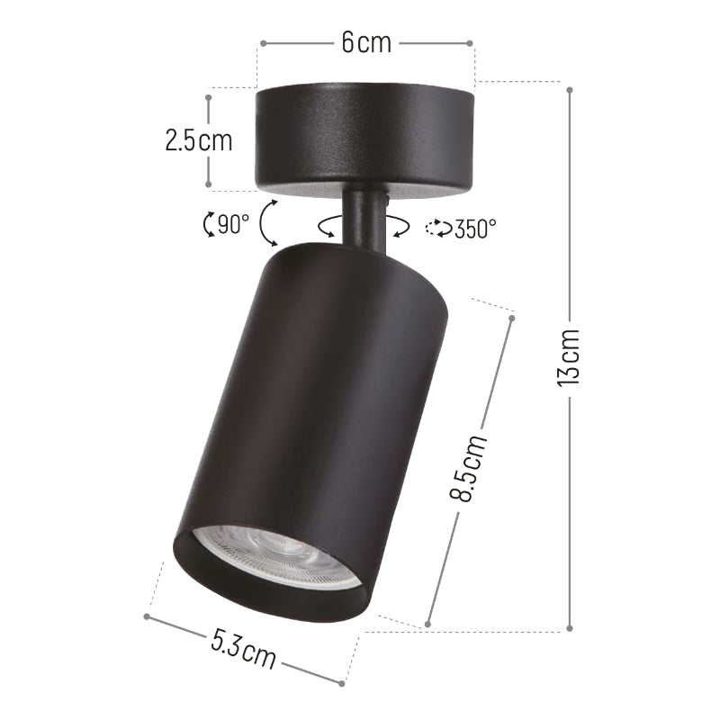 Svítidlo stropní bodové DPM SPT001-1
