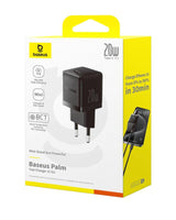 Adaptér USB BASESUS Palm Black 20W