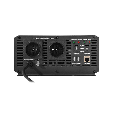 Měnič napětí GETI GPIU 1012S 12V/230V 1000W