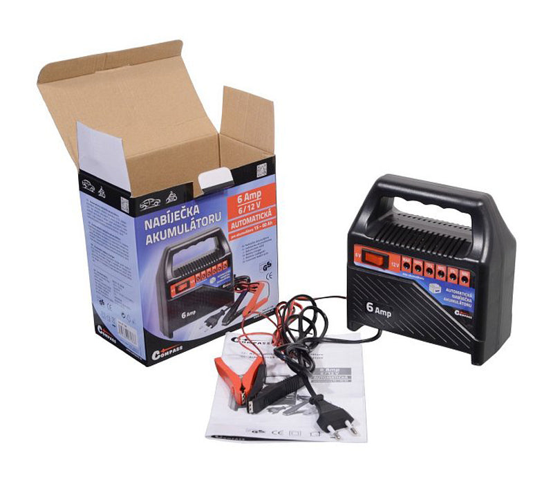 Nabíječka akumulátorů COMPASS 07136 6/12V 6A