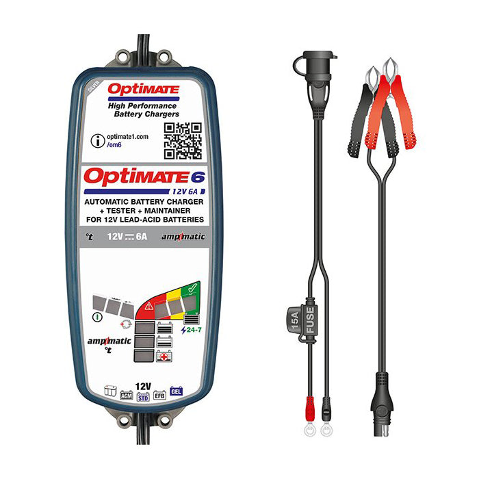 Nabíječka akumulátorů TECMATE OPTIMATE 6 Ampmatic, 12V - 6A
