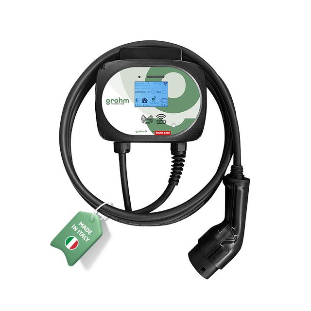 Wallbox Grohm GW22CSL 22kW 3f Type 2 Smart kab. 5m