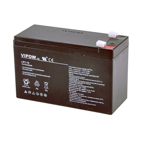Baterie olověná 12V 7.0Ah VIPOW BAT0211