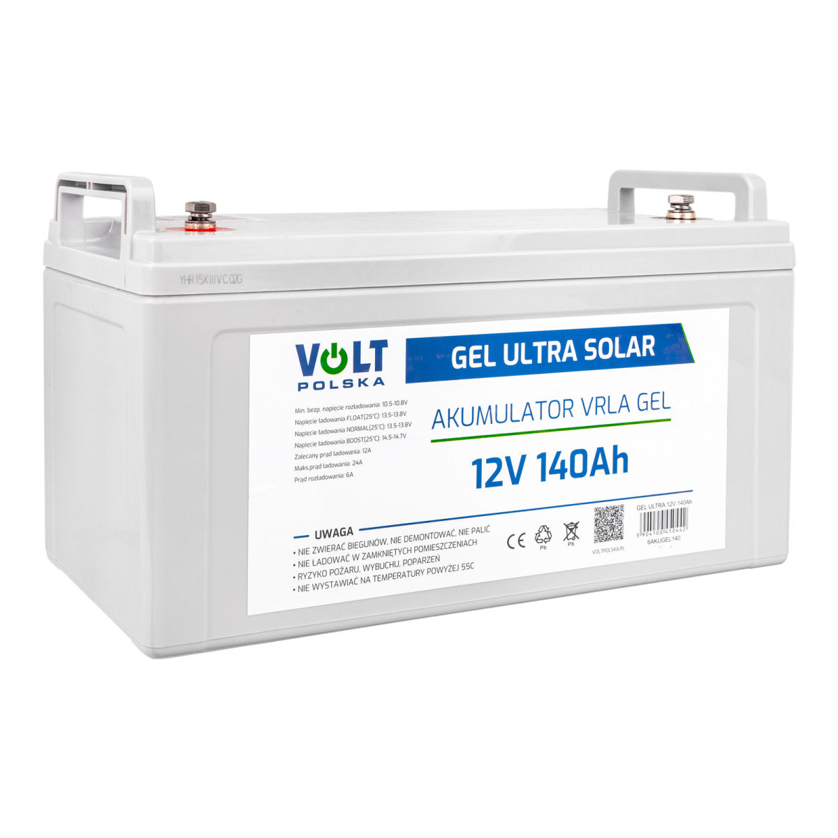 Baterie gelová 12V 140Ah V-PRO ULTRA SOLAR DEEP CYCLE