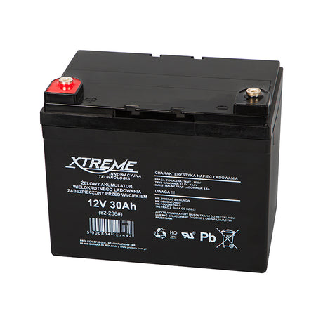 Baterie gelová 12V 30Ah XTREME 82-236