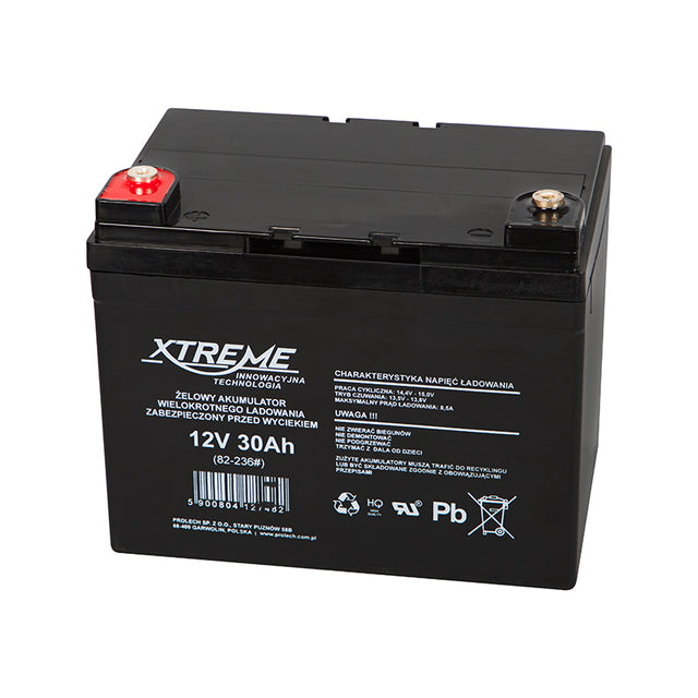 Baterie gelová 12V 30Ah XTREME 82-236