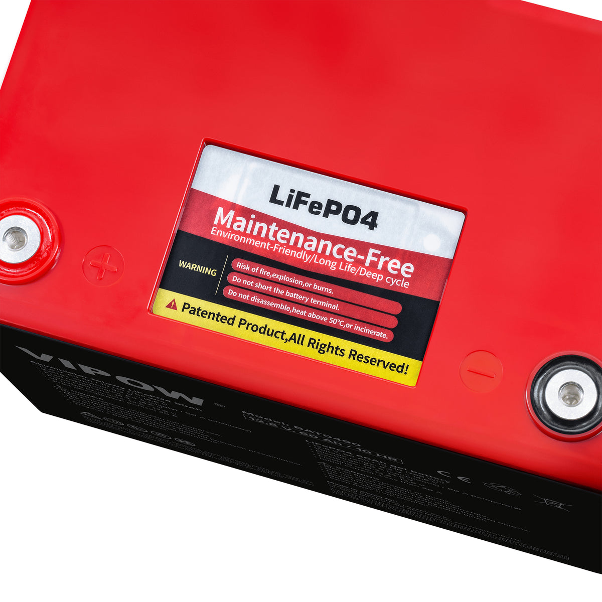 Baterie LiFePO4 12,8V 60Ah VIPOW BAT0490 s BMS