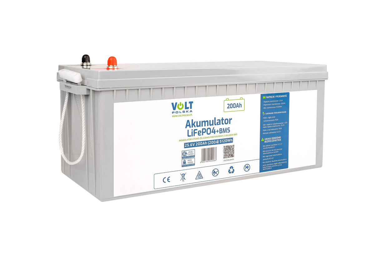 Baterie LiFePO4 25,6V 200Ah VOLT