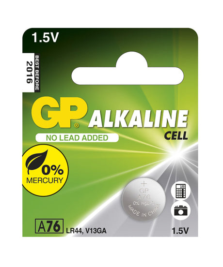 Baterie A76F (LR44) GP alkalická