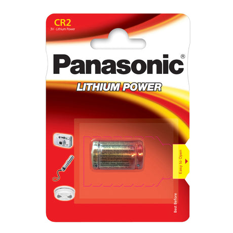 Baterie CR2 PANASONIC lithiová 1ks / blistr