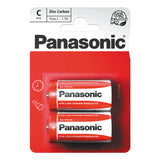 Baterie C (R14) Zn-Cl PANASONIC Red 2ks / blistr