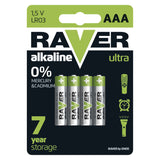 Baterie AAA (R03) alkalická RAVER  4ks