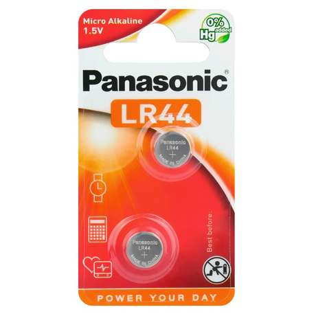 Baterie LR44 (A76) PANASONIC Cell Power alkalická 2ks / blistr