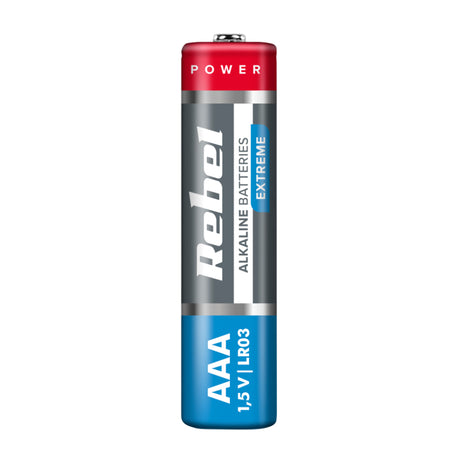 Baterie AAA (R03) alkalická REBEL EXTREME Alkaline Power 4ks / blistr BAT0096B