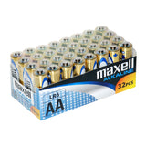 Baterie AA (R6) alkalická MAXELL Power 32ks