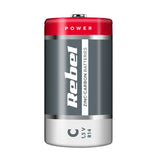 Baterie C (R14) Zn-Cl REBEL 2ks / blistr BAT0083B