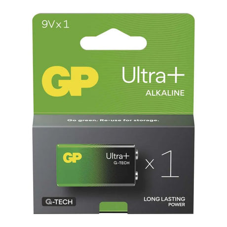 Baterie 6F22 (9V) alkalická GP Ultra Plus 9V 1ks