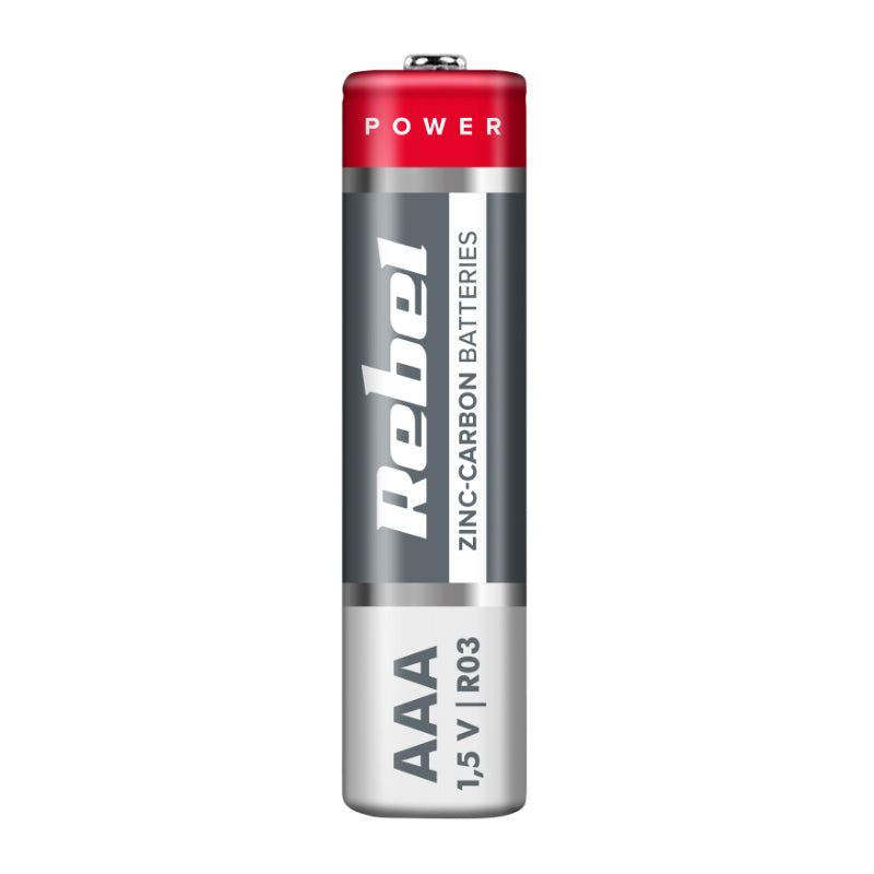 Baterie AAA (R03) Zn-Cl REBEL 4ks / blistr BAT0080B