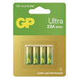 Baterie 23A GP Ultra alkalická 4ks / blistr