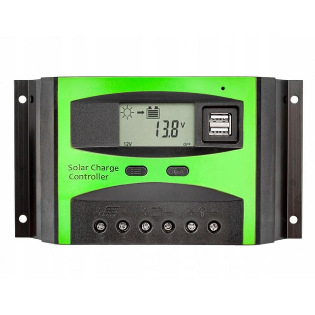 PWM solární regulátor HADEX 12-24V/40A + USB