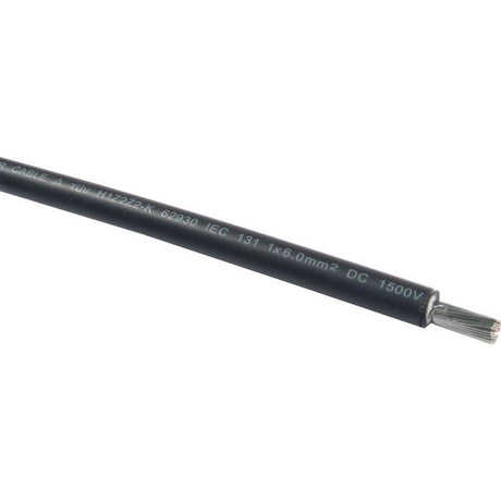 Solární kabel 6mm2, černý